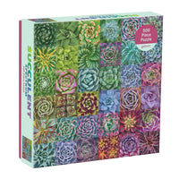 Galison - Casse-Tête - Spectre de Succulents, 500 Pièces-Casse-tête 500 pièces