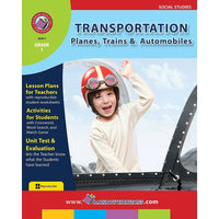Livre numérique : Transportation  Planes, Trains & Automobiles (format PDF, téléchargement pour 1 utilisateur), 1re année-Vous recevrez deux courriels : un confirmant toute la commande et l'autre avec un bouton Download Software (Télécharger le logiciel). Vous pouvez télécharger immédiatement ou revoir votre courriel pour télécharger plus tard.
