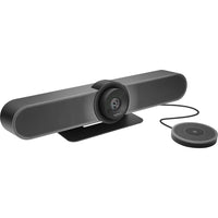 Logitech - Ensemble extension microphones pour MeetUp (960-001201)-Champ de vision super large de 120 degrés : Permet à tout le monde dans la pièce d'être vu, même ceux qui sont près de la caméra ou assis à l'extérieur de la pièce.