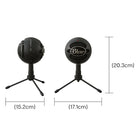 Blue Snowball iCE Plug 'n Play USB Microphone - Black-Skype and Discord certified: Whether conducting interviews over Skype, streaming live gameplay on Twitch, or communicating across the globe, you’ll be heard loud and clear on leading VOIP platforms