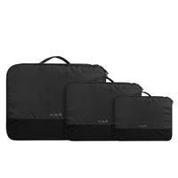 Gry Mattr - Cube d’emballage - Noir - Paquet de 3-Ensemble de 3 cubes de rangement