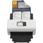 Brother - ADS-3300W Scanner de bureau sans fil haute vitesse pour les petits bureaux et bureaux à domicile-Gestion automatique des documents et numerisation continue.