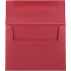 JAM Paper Enveloppe Stardream A2 à effet métallique, rouge Jupiter, 250/paquet-Intérieur vierge pour écrire un message personnalisé