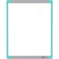 Quartet® - Tableau aimanté à marqueurs à effacement sec, 11 po x 14 po, cadre aux couleurs variées-Aspect contemporain  