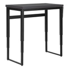 Monarch Specialties - 7680 Bureau 48 po L - Hauteur Adjustable Gris Moderne/Noir-6