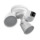 Swann - 4K Wi-Fi Caméra de sécurité à projecteur - Blanc-Audio bidirectionnel pour accueillir les invités ou avertir les intrus, plus une sirène puissante
