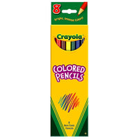Crayola Crayons de couleur, couleurs variées - 10 paquets de 8 crayons-Un excellent moyen de divertir les enfants en leur permettant de dessiner et de colorier dans des cahiers d'activités