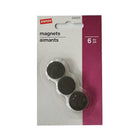 Staples - Aimants, paquet de 6-Aimant puissant