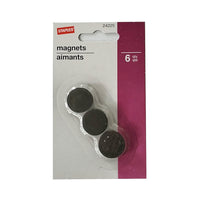 Staples - Aimants, paquet de 6-Aimant puissant
