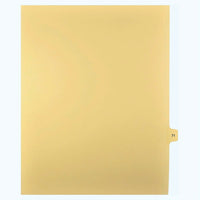 Markmaker - 25 tabs/PQT, 5 PQT/Boite, Intercalaires imprimes Legal, Chamois, 1/15th coupe| format lettre, sans trous, Numero 71-Intercalaires imprimes Legal