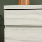 Sauder - La Collection Porto Palma Classeur lateral - Finition Haze Acacia-Tiroir dote de glissieres metalliques et de butees de securite.