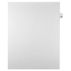 Markmaker - Intercalaires imprimes Legal, Blanc, 1/25th coupe, format lettre, sans trous, 25 tabs/PQT, 5 PQT/Boite, Numero 180-Intercalaires imprimes Legal