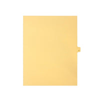 Mark Maker – Onglets séparateurs juridiques beiges, 1/26 onglets, format lettre, sans trous, lettre M, 25/paquet-Onglets séparateurs beiges, 1/26 onglets