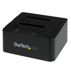 StarTech  Station accueil USB 3,0 pour double disque dur eSATA de 2,5 ou 3,5 po, UASP, SSD/DD, 6 Gb/s-Solutions de connectivité polyvalentes par USB ou eSATA