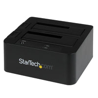 StarTech  Station accueil USB 3,0 pour double disque dur eSATA de 2,5 ou 3,5 po, UASP, SSD/DD, 6 Gb/s-Solutions de connectivité polyvalentes par USB ou eSATA