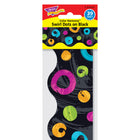 TREND enterprises, Inc., Bordures aux tourbillons de points, noir, Terrific Trimmers-Noir, bleu, lime, orange, magenta