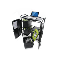 Copernicus – Chariot Tech Tub™ avec 4 bacs Tech Tubs de luxe-Chariot de rangement pour appareils de technologie, convient à 4 bacs Tech Tubs™ de luxe
