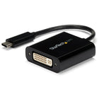 StarTech - Adaptateur vidéo USB Type-C vers DVI - M/F - Noir-Branchement sans souci grâce au connecteur USB-C réversible