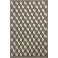 Avocado Decor - Valentine Piazza tapis intérieur, 2,2pi x 6,10pi, Bronzé/Taupe-Bronzé/Taupe, Viscose