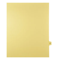 Markmaker - 25 tabs/PQT, 5 PQT/Boite, Intercalaires imprimes Legal, Chamois, 1/15th coupe| format lettre, sans trous, Numero 87-Intercalaires imprimes Legal