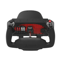 Snakebyte Alpha Flight Controls Yoke PC-La base comprend un tableau de commande avec des interrupteurs principaux, d'avionique et de lumière ainsi qu'un rétro-éclairage LED rouge pour les opérations de nuit