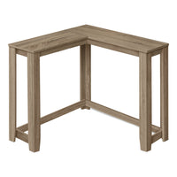 Monarch Specialties - 3659 Table D'Appoint Console De Coin 36 po L - Taupe Foncé-Table d'entree avec un design d'angle unique dans une finition taupe fonce.