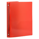 JAM PaperMD – Cartable à 3 anneaux Designders, 3/4 po, rouge, 4/paquet-Paquet de 4