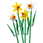 LEGO - Jonquilles - 216 Pièces-Couleurs du printemps – Reflétant de vraies jonquilles, les fleurs se déclinent dans des nuances délicates de jaune et de blanc et présentent des tiges vertes avec des feuilles réglables.