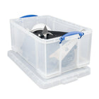 Really Useful Boxes – Boîte de rangement de6 4 l, transparent-Matériau : plastique