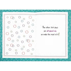 ROSEDALE - Carte de souhaits Enveloppes - 5-1/2 po L x 8 po H - Griffonnage Happy Birthday - Paquet de 12-Cartes pliees 5-1/2 po x 8 po