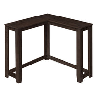 Monarch Specialties - 3660 Table D'Appoint Console De Coin 36 po L - Espresso-Table d'entree avec un design d'angle unique dans une finition espresso.