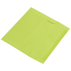 JAM Paper Enveloppes à fermeture gommée Brite Hue, format livret, 5 1/2 x 8 1/8 po, vert lime éclatant, paq./100-Ouverture : latérale