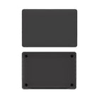 Étui de protection JCPal MacGuard pour MacBook Air 13" (2022 M2 / 2024 M3 / 2025 M4) - Noir mat-Résistant aux empreintes digitales et aux rayures
