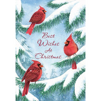Noël, Cardinal, 18/paquet-Imprimé sur papier cartonné couché de haute qualité