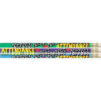 Musgrave Pencil Company - "Perfect Attendance" #2 Crayons - Paquet de 144-Crayons ronds en bois, qualité #2