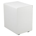 Flash Furniture Classeur ergonomique à verrouillage mobile à 3 tiroir suspendu pour dossiers juridiques et lettres, blanc-Le porte-crayons peut contenir des ustensiles d'écriture et de petites fournitures de bureau