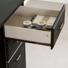South Shore - Versa Bureau de travail Noir antique-Ce produit est fait en Amérique du Nord en Panneaux de particules laminés et MDF