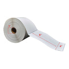 Premium Tape - 4 x 6 po (102 mm x 152 mm) Étiquettes Transfert Thermique - Noyau de 1 po (25 mm) - Paquet de 12-Blanc