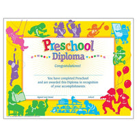 Trend Enterprises - Diplôme préscolaire classique, certificats et diplômes, prématernelle et maternelle, 30/paquet (T-17001)-Taille : 8 1/2 long. x 11 larg. (po)
