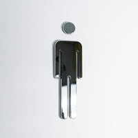SYMBOLE FUTECH SIGNE DE LAVABO POUR HOMMES / FEMMES (SWAS002)-Taille:
5-3 / 4 "H
1-3 / 4 "W - Mâle
2 "W- Femme
Épaisseur: 3mm