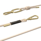 SwitchEasy - MagEasy Carte à sangle avec tour de cou amovible et lanière de téléphone - Sangle de 6 mm - Beige-Longueur réglable pour une utilisation facile