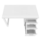 Monarch Specialties - 7690 Bureau 48 po L - Blanc Orientation Gauche Ou Droite-9