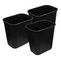 Johnny Vac - Corbeille de bureau, grise, paq./3-Capacité : 6 litres