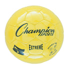 Ballon de soccer Champion Sports Extreme taille 5 jaune, paquet de 2-Coque en TPU composite doux au toucher pour plus de douceur sans compromettre la puissance et le poids