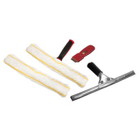 Johnny Vac – Trousse de lavage de vitre 14 po, racloir et mouilleur JS9200KIT96-Trousse de nettoyage de vitre