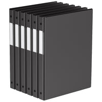 Davis Group Super économie, Reliure à anneaux ronds 5/8 po, paquet de 6 – Noir-3 Reliure À Anneaux
