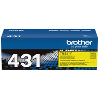 Brother - Cartouche de toner jaune TN431 rendement standard-Toner jaune pour des documents vifs et colorés