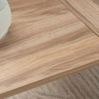 Sauder - 426906 La Collection Bergen Circle Pont - Finition Kiln Acacia-Surface superieure avec revêtement en melamine est resistant à la chaleur, taches et eraflures.