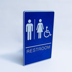 FUTECH SIGNE DE SALLE DE BAIN POUR HOMME / FEMME / HANDICAP-Matériel: plastique, Couleur: bleu marine