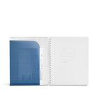 Poppin – Cahier de notes spiralé de poche à un sujet, 11 x 8 1/2 po, 80 Pages, bleu ardoise-8.5"W x 11"H